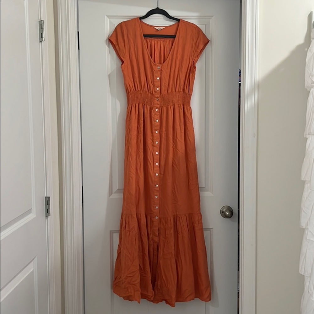 Gorgeous Coral Boutique Maxi Dress